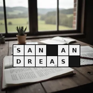 Hasło krzyżówkowe uskok tektoniczny w rejonie zatoki kalifornijskiej - san andreas – rozwiązanie, synonimy, podpowiedzi i definicje krzyżówkowe